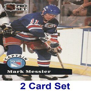 Mark Messier NYR Hockey Card Collection